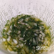 Virgin olive oil - dill - onion