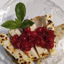 Red currants + cheese